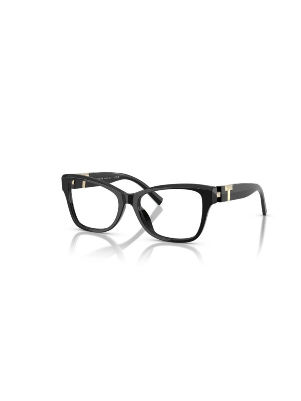 Tiffany & Co. TF2272U 8001 54 Black Plastic Rectangle Eyeglasses